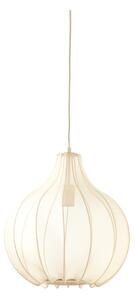 Lampadario beige con paralume in tessuto ø 39 cm Elati - Light & Living