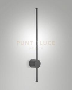 Clip applique led 12w 3000k 1650lm grigio scuro da esterno ip54