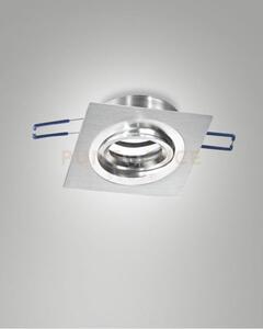 Davis faretto incasso quadrato 9,2x9,2x2,5 orientabile alluminio at
