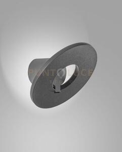 Elite applique grigio scuro a led 10w 3000k 1309lm per estero ip54 