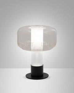 Flick lampada da tavolo trasparente 1 luce attacco e14 dimmerabile