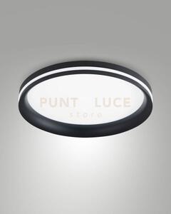 Isy plafoniera led nera d.35cm a led cct 2700k - 3200k - 4000k- 42w