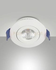 Macas faretto da incasso a led 4w 3000k 360lm bianco on/off d.5,3cm