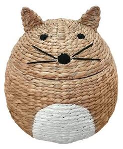 Cesto portagiochi da bambini in giacinto d'acqua di colore naturale ø 40x43 cm Cat - Compactor