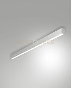 Millet plafoniera alluminio a led 3000k 3380lm 23w opale on/off ip4