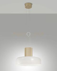 Lunar sospensione bianca 1 luce a led cct 2700k - 3000k - 4000k- 26