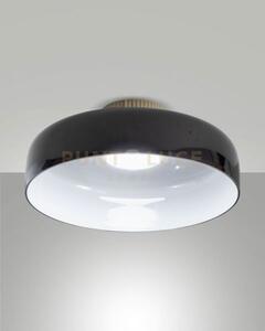 Lunar plafoniera nera 1 luce a led cct 2700k - 3000k - 4000k- 26w -