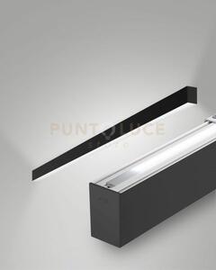 Millet profilo da parete doppia emissione nero prismatic on/offi ip
