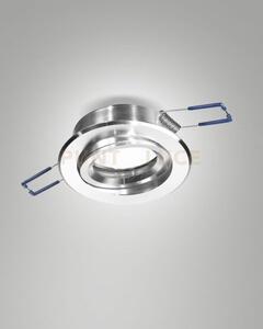 Narka faretto incasso tondo orientabile d.8,2cm h2,5 alluminio atta