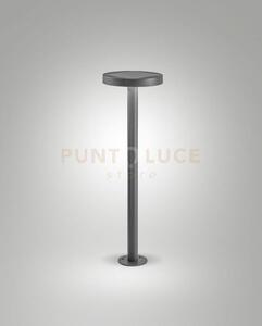 Palmer paletto solar grigio scuro crepuscolare con pannello solare 