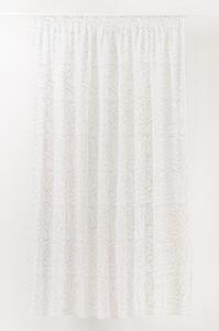 Tenda sottile bianca/grigia 140x245 cm Amanda – Mendola Fabrics
