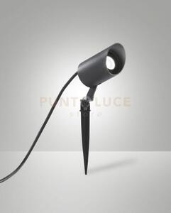 Tuc picchetto da giardino grigio scuro led 7w 3000k 640lm ip65