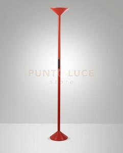Tratto lampada da terra rossa a led cct 2700k - 3200k - 4000k- 50w 