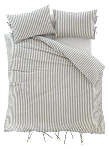 Biancheria da letto blu per letto matrimoniale 200x200 cm Zanzibar Stripe – Pineapple Elephant