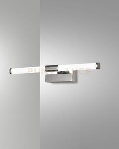 Ago applique cromo da specchio a led 3000k - 8w - 480 lm l.33,5cm ip44