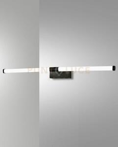 Ago applique nero da specchio a led 3000k - 14w - 840 lm l.61,5cm ip44