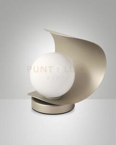 Adria da tavolo oro opaco 1 luce a led 3000k - 6w - 540 lm in meta
