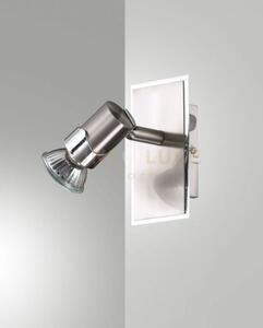 Alice spot 1 luce attacco gu10 nichel satinato s/l