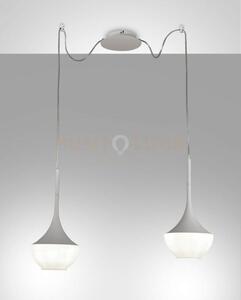 Apollo sospensione bianca 2 luce 3623-42-102