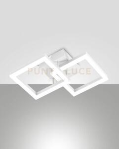 Bard applique bianca 2 luci a led 3000k - 21w - 2160 lm dimmerabile