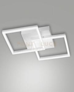 Bard applique bianca 2 luci a led 3000k - 39w - 3880 lm dimmerabile