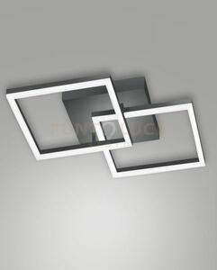 Bard applique antracite nw 2 luci a led 4000k - 39w - 4050 lm dimme