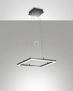 Bard sospensione antracite l.42x42cm a led 3000k - 39w - 3880 lm d