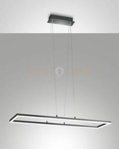 Bard sospensione antracite nw l.92x32cm a led 4000k - 52w - 5400 lm