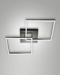 Bard plafoniera antracite nw l.65x65cm a led 4000k - 52w - 5400 l