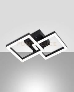 Bard applique nera 2 luci a led 3000k - 21w - 2160 lm dimmerabile