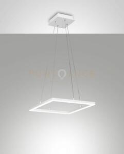 Bard sospensione bianca l.42x42cm a led 3000k - 39w - 3880 lm dimme