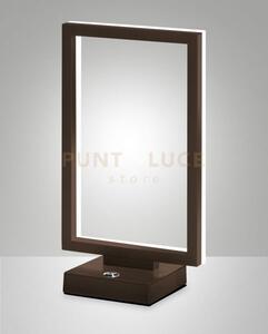 Bard lampada da tavolo corten a led 3000k - 15w - 1720 lm dimmerabi