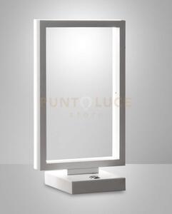 Bard lampada da tavolo bianca a led 3000k - 15w - 1720 lm dimmerabi