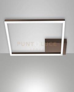 Bard plafoniera corten a led 3000k - 39w - 3880 lm dimmerabile 45cm