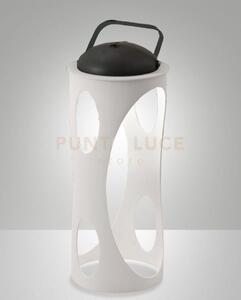 Caddy lampada da tavolo bianca ricaricabile a led 3w 3000k 320lm di