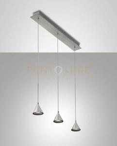 Delta sospensione 3 luci alluminio 3443-47-212
