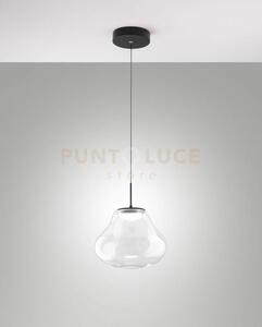 Deva sospensione 1 luce trasparente a led cct 2700k - 3000k - 4000k