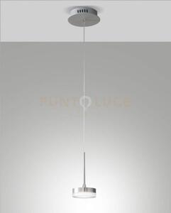 Dunk sospensione 1 luce alluminio a led 3000k - 8w - 750 lm dimmera