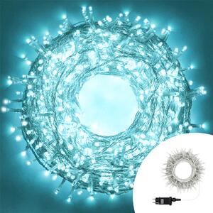 Catena di luci 25 metri da 500 Led Tiffany con cavo trasparente Wisdom
