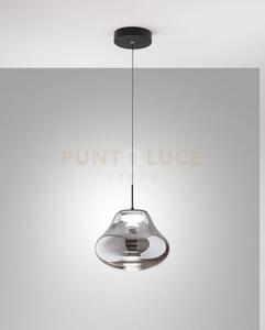 Deva sospensione 1 luce fume' a led cct 2700k - 3000k - 4000k- 14w 