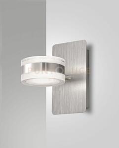 Dunk applique alluminio spazzolato a led 3000k - 16w - 1510 lm orie