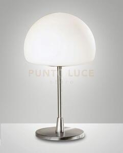 Gaia lampada da tavolo attacco g9 lampadina inclusa colore nichel s