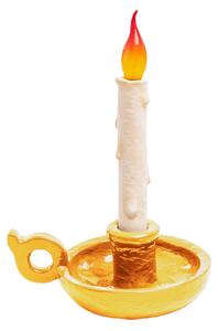Lampade da tavolo SELETTI, Grimm Bugia, dimmerabile, Dorato / Ottone, Soggiorno, Plastica, Design