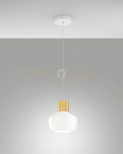 Kino sospensione bianca a led 3000k - 12w - 1300 lm dimmerabile
