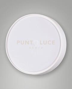 Hatton plafoniera bianca 2 luci e27 d.30cm policarbonato