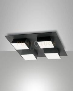 Lucas plafoniera antracite 4 luci dimmerabile 48w 3000k 4160lm