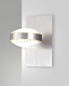 Mill applique nichel satinato d.200 in metallo a led 3000k - 16w - 