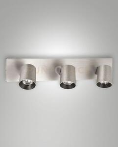 Modo spot alluminio spazzolato 3 luci alluminio spazzolato orienta