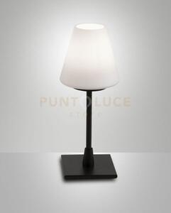 Lucy lampada da tavolo attacco g9 lampadina inclusa colore nera d.1