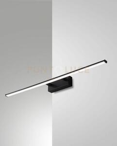 Nala applique nero l.75cm a led 3000k - 15w - 1850 lm ip44